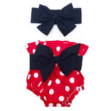 Red Polka Dot High Waisted Bloomers