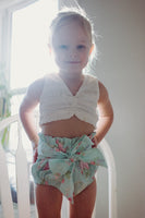 Baby Blue Shabby Chic High Waisted Bloomers
