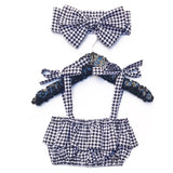 Tiny Black Houndstooth Baby Doll Top