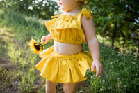 Yellow Canary Baby Doll Top