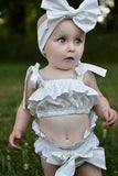 Arctic White Baby Doll Top