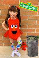 Elmo Faux Fur Romper