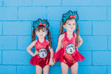 Thing 1 Thing 2 Glitter Hair Head Band