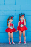Dr. Seuss THING 1 inspired Romper