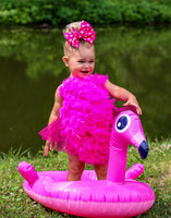 Hot Pink Flamingo inspired Romper