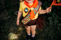 Russell inspired "UP" Romper & SASH