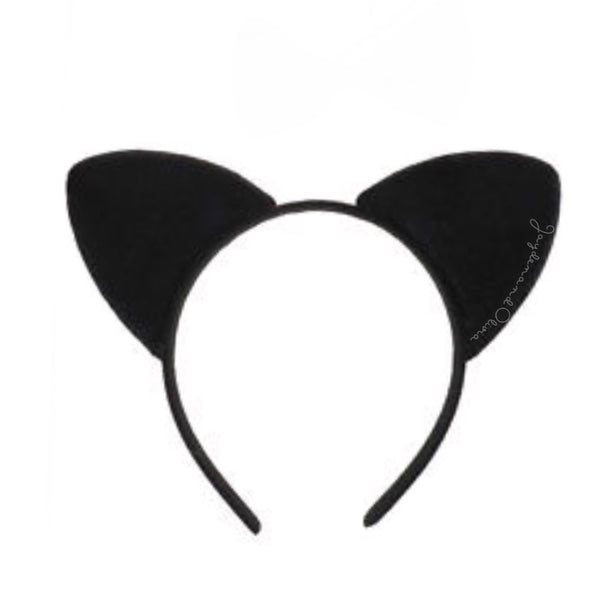 Black Cat Ears Head Band