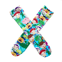Toy Story Collage inspired Knee High Socks