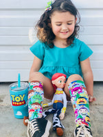 Toy Story Collage inspired Knee High Socks