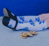 Cookie Monster inspired Knee High Socks