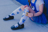 Cookie Monster inspired Knee High Socks