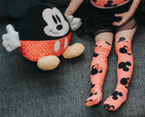 Red/Blk Minnie Knee High Socks