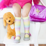 Pastel Rainbow inspired Knee High Socks