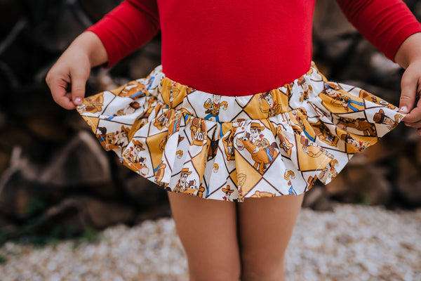 Woody Denim Bloomer Skirt