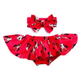 Classic Red Minnie Bloomer Skirt
