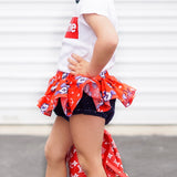Red Sailor Mickey & Minnie Bloomer Skirt