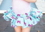 Teal Minnie & Daisy Bloomer Skirt