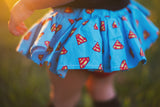 Tiny Superman Logo Bloomer Skirt