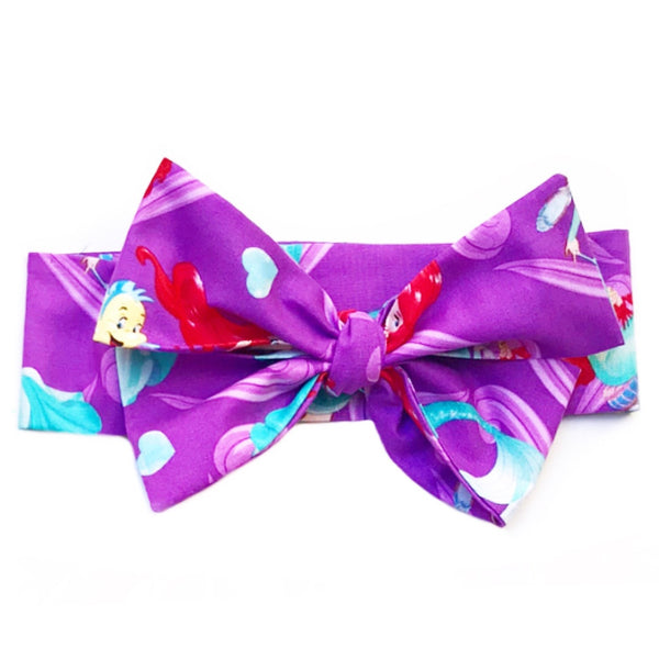 Purple Ariel Head Wrap