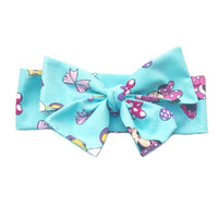 Teal Minnie & Daisy Head Wrap