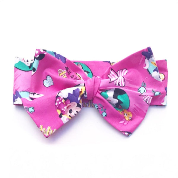 Pink Minnie & Daisy Head Wrap