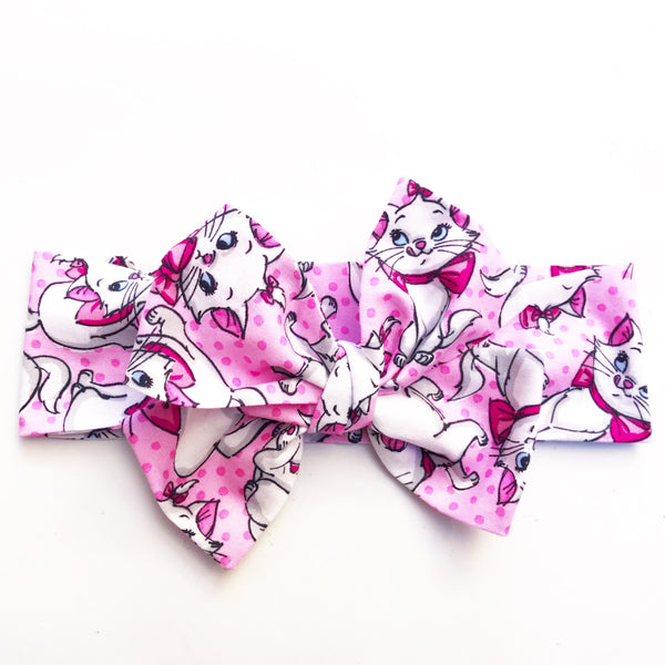 Pink Marie Cat Head Wrap