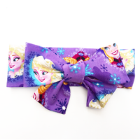 Purple Anna & Elsa Head Wrap