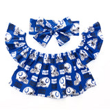 Indianapolis Colts Flutter Sleeve Top