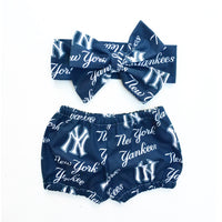 Navy New York Yankees Bubble Shorts