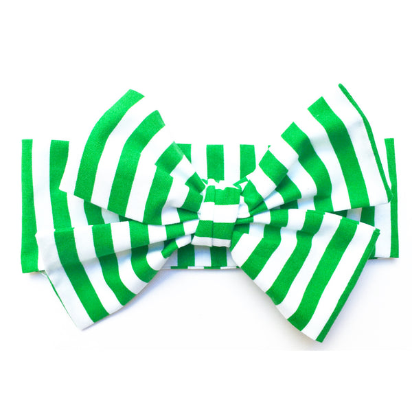 Green Stripe Head Wrap