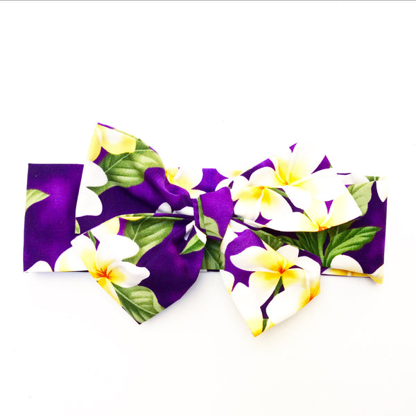 Purple Hawaiian Head Wrap
