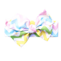 Pastel Rainbow Chevron Head Wrap