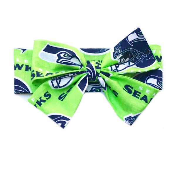 Lime Green Seattle Seahawks Head Wrap