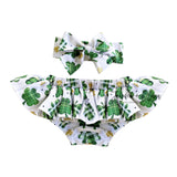 Plaid Clover ST. PATRICK'S DAY Bloomer Skirt