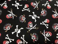 (KIDS) Skull Bandana Dot Face Mask