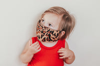 (KIDS) Cheetah Face Mask