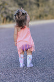 White Light Pink Bunny Floral Knee High Socks