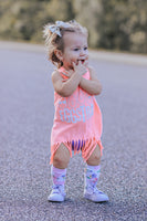 White Light Pink Bunny Floral Knee High Socks