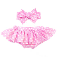 Baby Pink Heart VALENTINES Bloomer Skirt