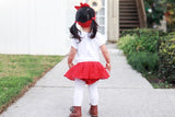 Red Tiny Dot VALENTINES Bloomer Skirt