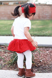 Red Tiny Dot VALENTINES Bloomer Skirt