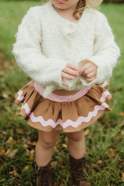 Baby Pink Gingerbread Bloomer Skirt