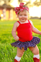 Faded Stars Red Bandana Bloomer Skirt