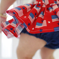 Red Flag Bloomer Skirt