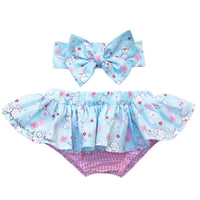 Baby Blue Bunny EASTER Bloomer Skirt