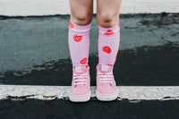 Candy Heart Suckers Knee High Socks