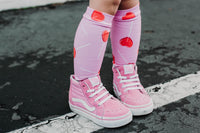 Candy Heart Suckers Knee High Socks