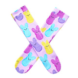 Pink Peeps Knee High Socks