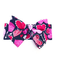 Red & Pink Hearts Head Wrap