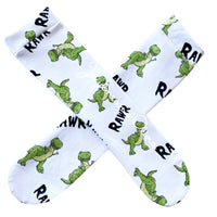 White Rex Toy Story Knee High Socks